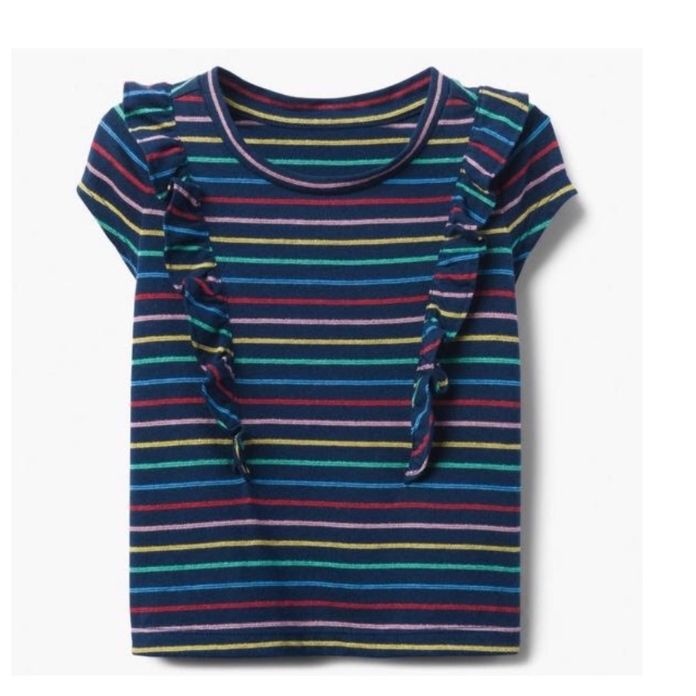 Gymboree Shirt with ruffles & matching headband